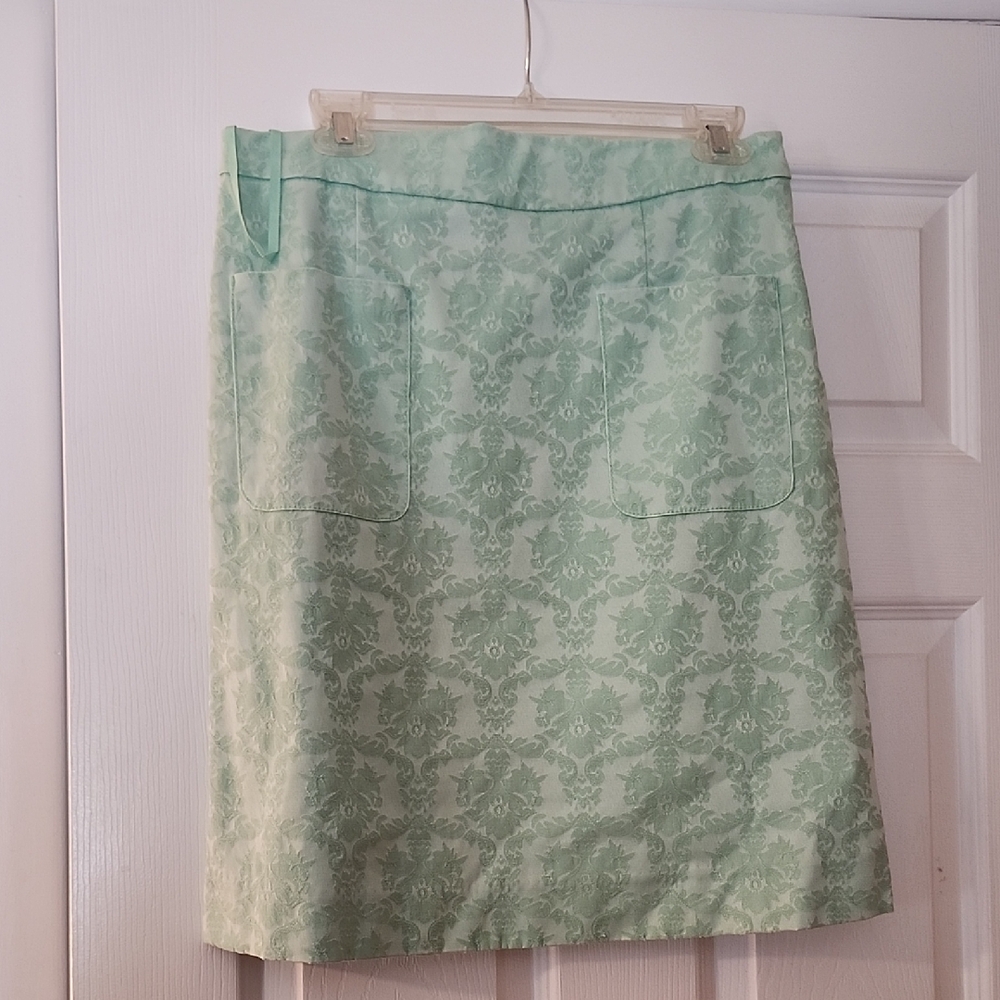 Moulinette Soeurs Light Green A-Line Skirt